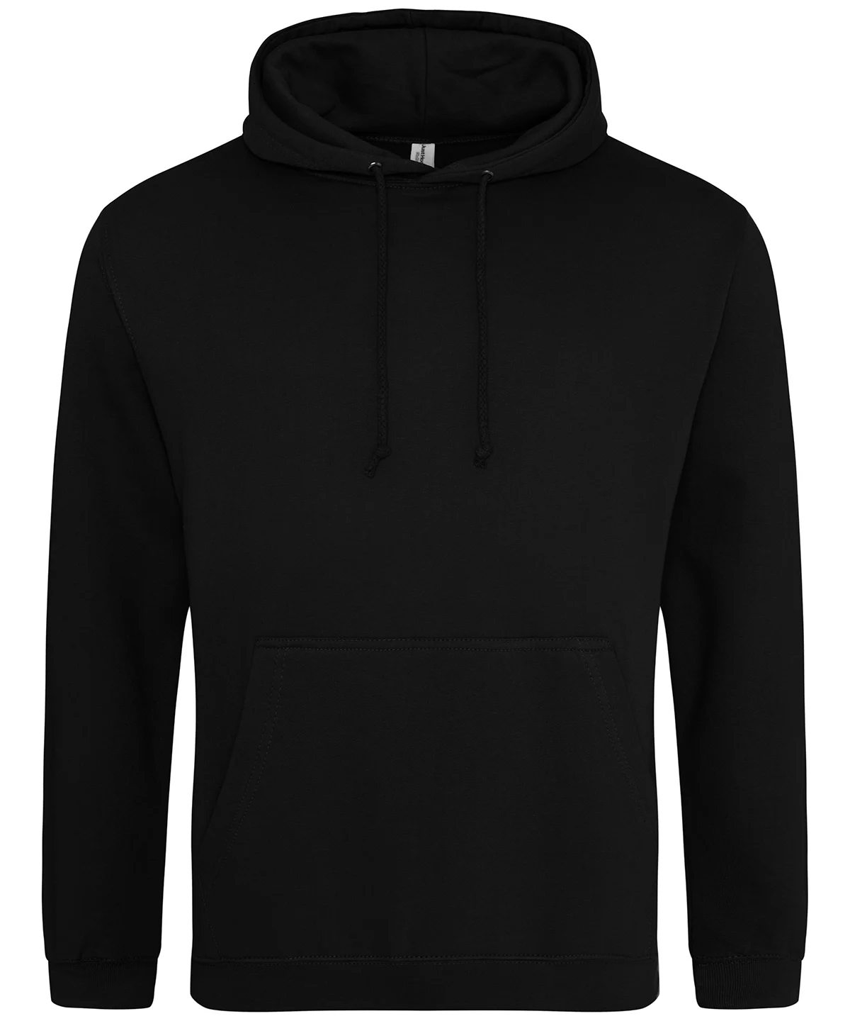 Just Hoods College Hoodie in Deep Black