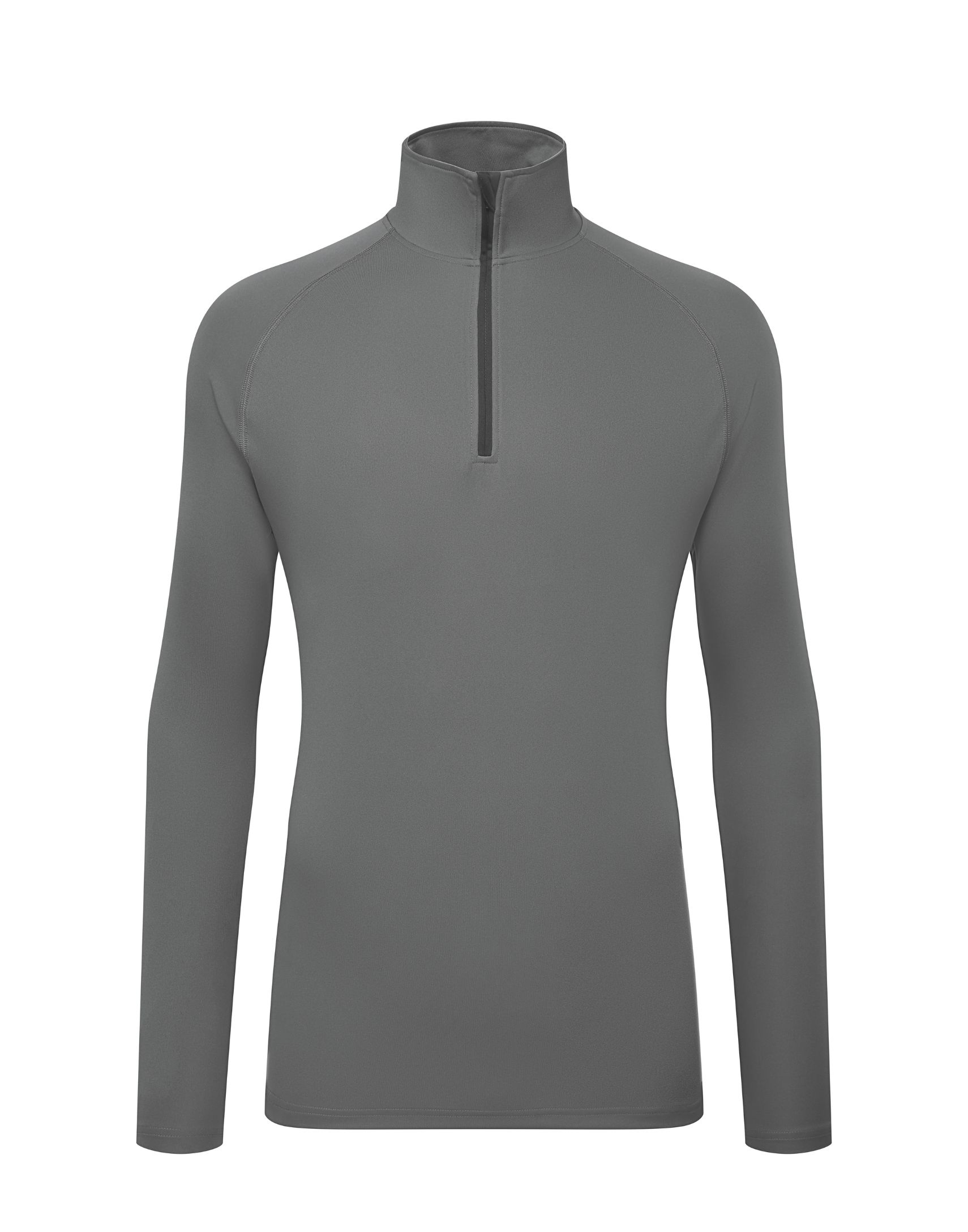 Active Performance ¼ Zip in Charcoal/Black