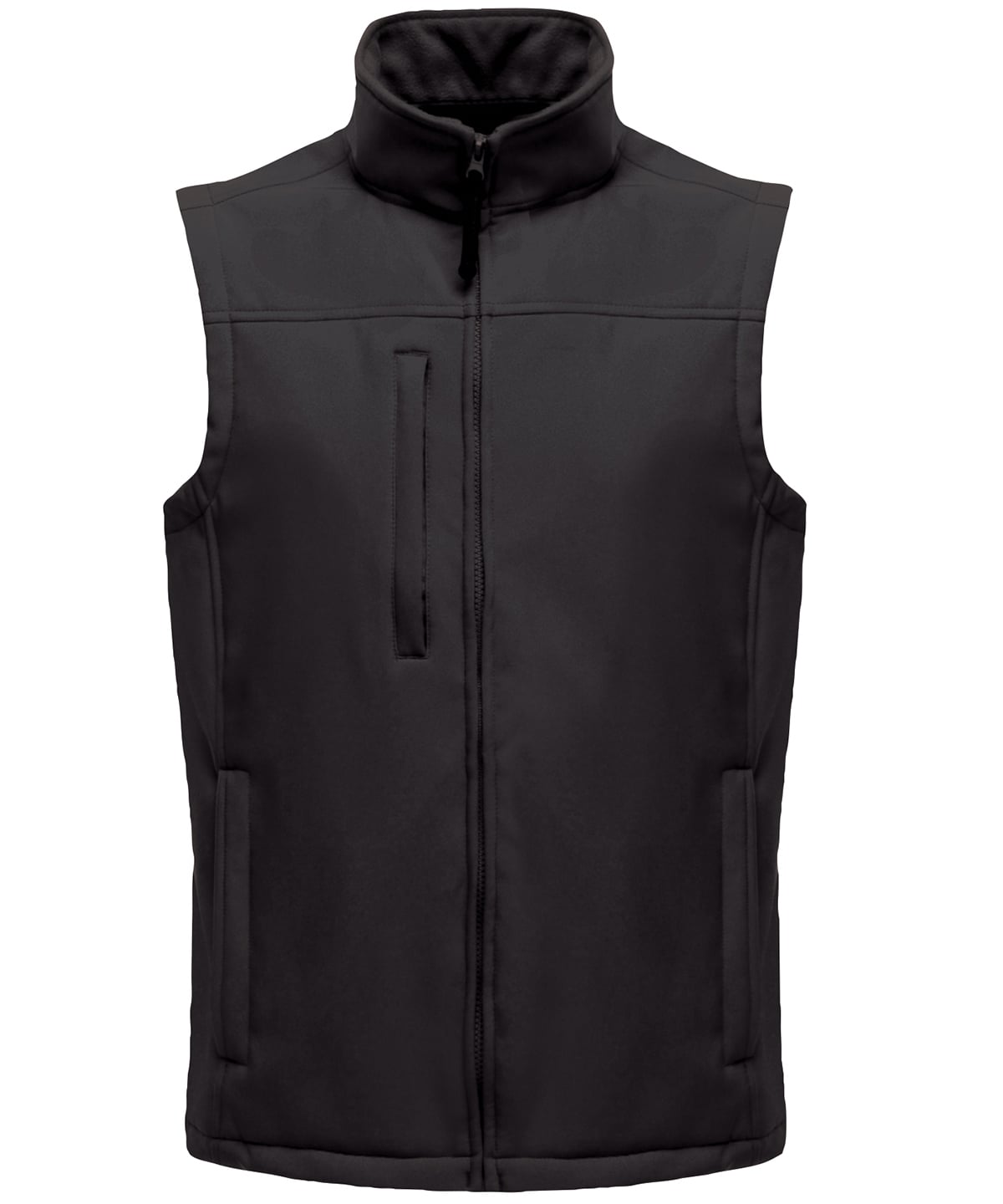 Flux softshell bodywarmer in All Black