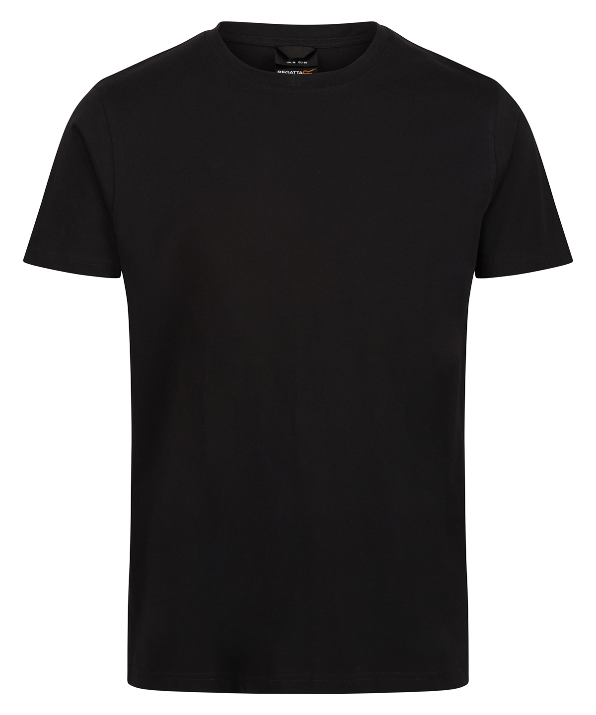 Pro soft-touch cotton t-shirt in Black